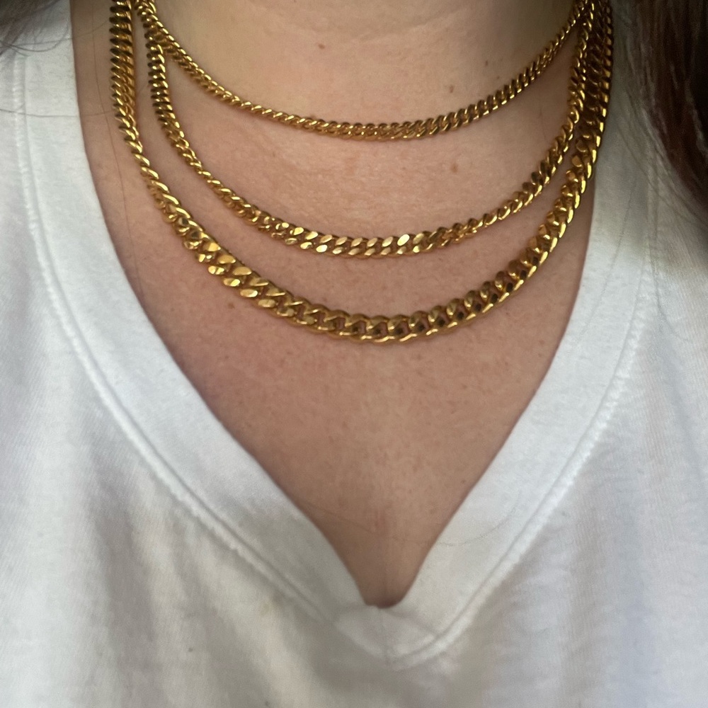 Gold Tone Multi Tone Necklace